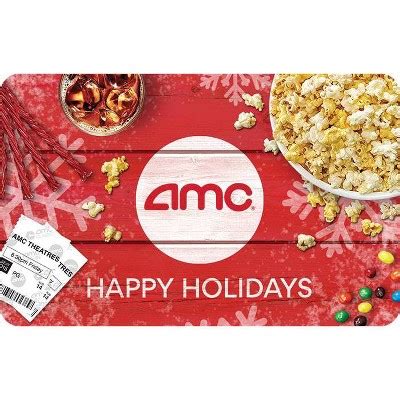 Amc Theatres Happy Holidays Gift Card Email Delivery Target