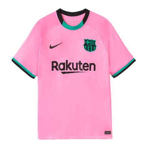 Gogoalshop 2021 Barcelona Third Away Pink Soccer Jerseys Kitshirt