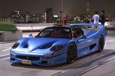 Metallic Blue Ferrari