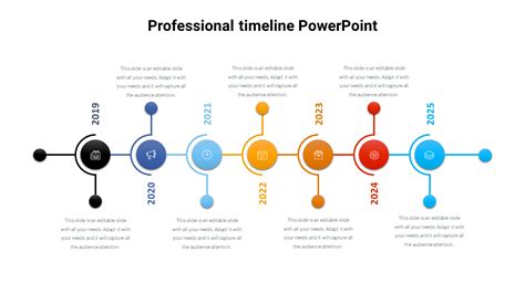7 Stages Professional Timeline Powerpoint Templates