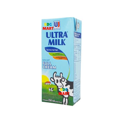 Jual Eceran Uht Ultra Milk Full Cream Susu Ultra Rasa Full Cream