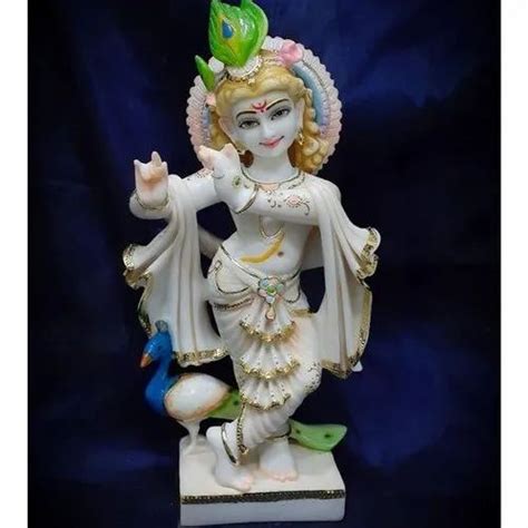 White Marble Krishna Statue For Worship At Rs 5500 In Jaipur Id