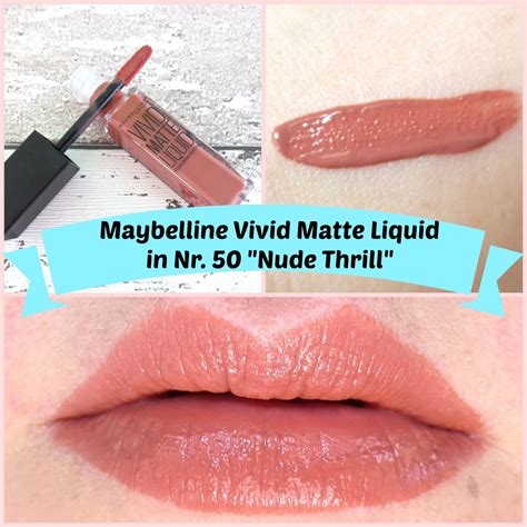 Maybelline Vivid Matte Liquid In Nude Thrill Review Und Swatches