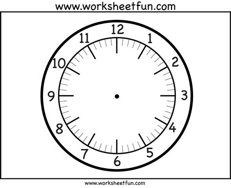 Clock Face Hour Hand And Minute Hand Clip Art Library