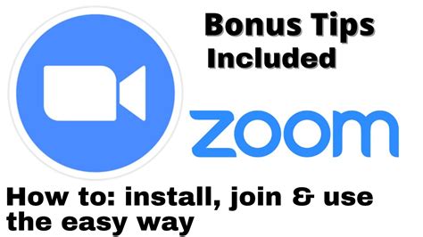 How To Install And Use Zoom Windows Pc Youtube