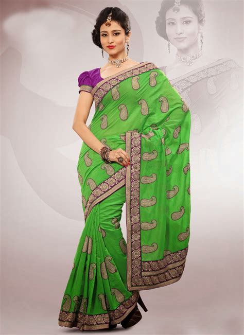 delightful multi enhanced party wear saree