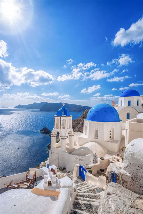 Blue Domes Oia Santorini Greece With Images Greece Travel