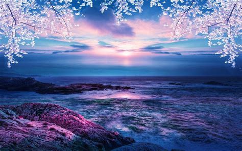 Hd Beautiful Nature Scenery Wallpaper Blue Wave Ocean Vrogue Co