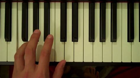 How To Play An F Major Chord On Piano Left Hand Youtube