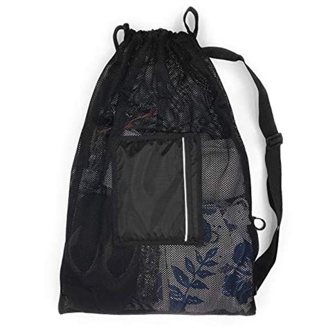 Fitdom Extra Large Heavy Duty Mesh Bag Best For Soccer Ball Water