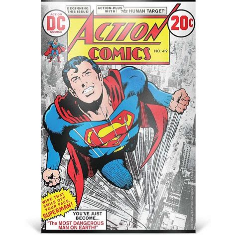 Dc Comics Superman 80th Anniversary Silver Coin Note Collection 6x