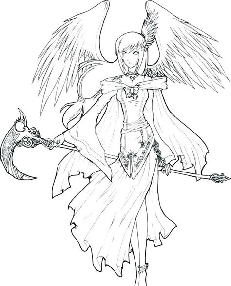 The Best Free Angel Coloring Page Images Download From 1494 Free