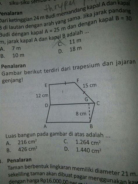 We did not find results for: gambar berikut dari trapesium dan jajar genjang luas ...