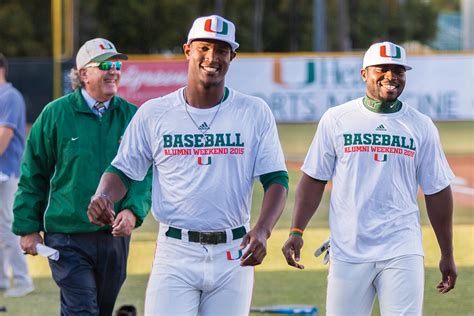 University of miami baseball program recruiting and coaching staff if you are hoping to get recruited it is critical to understand who to build a for anybody who is interested in becoming a part of the university of miami baseball program these are the individuals you'll want to speak to. Canes return in Alumni Game - The Miami Hurricane