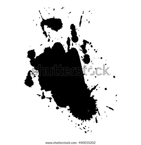 Abstract Black Ink Spot Background Vector Stock Vector Royalty Free