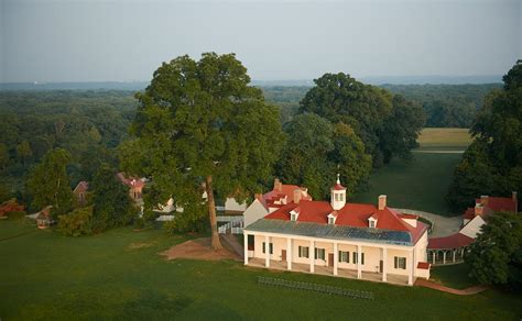 Aerial Stock Mount Vernon In The Morning