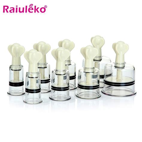 4 Size Twist Suction Cupping Cup Nipple Enhancer Massage Vacuum Cans