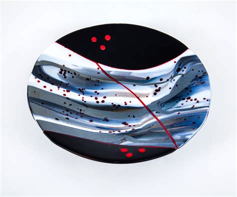 Varda Avnisan Glass Artist Artful Home Fused Glass Bowl Art Glass Bowl Glass Art