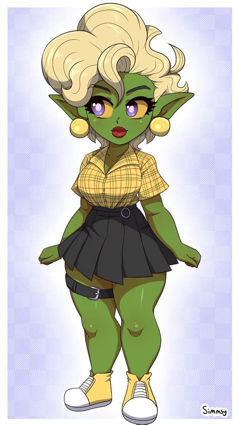 Stylish Halle The Goblin By Simmsyboy On Newgrounds Character Design