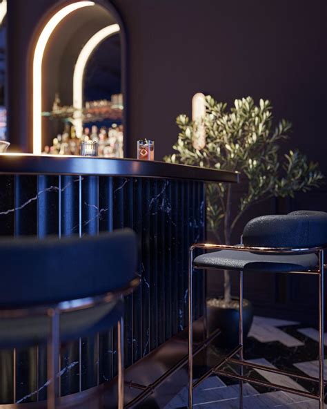 Blue Bar On Behance Bar Bleue Portfolio Bar