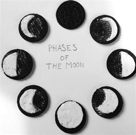 Oreo Phases Of The Moon Oreo Moon Phases Moon Phases Learn Astrology
