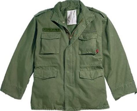 Authentic Military Vintage M 65 Field Jacket Olive Xl