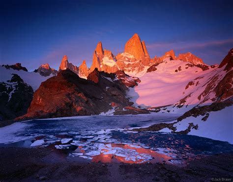 Monte Fitz Roy Alpenglow South America Travel Photography Mountain