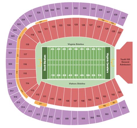 Iu Football Tickets Seating Chart Scott Stadium Football
