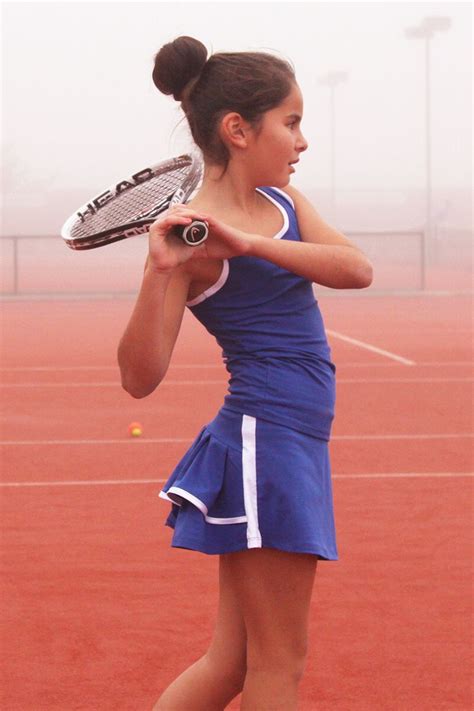Angelique Blue Tennis Outfit Designed By Zoe Alexander Tennis Clothes