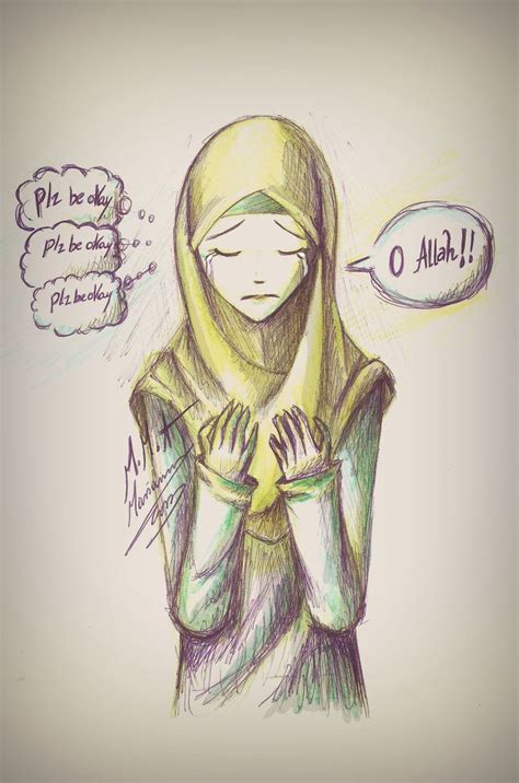 Worried Muslimah Making Dua | Islam | Pinterest
