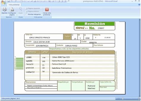 50 Formatos De Remision En Excel
