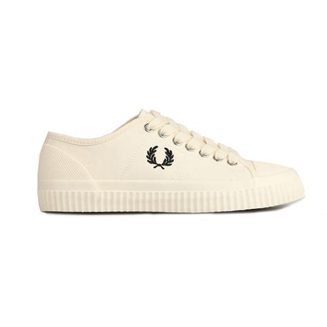 Fred Perry Hughes Low Canvas Trainer Oxygen Clothing