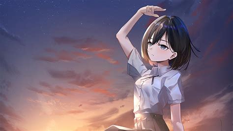 Short Hair Anime Girl Wallpapers Top Free Short Hair Anime Girl