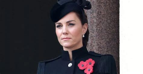 Kate Middleton Stuns In Black Outfit As She Attends Scaled Down Remembrance Sunday Ceremony