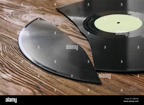 Broken Vinyl Record High Resolution Stock Photography And Images Alamy