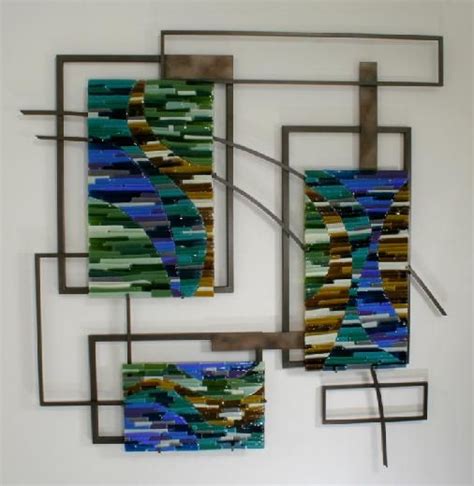 Fused Glass And Metal Wall Sculpture By Bonnie M Hinz Fused Glass Wall Art Pinterest Wall
