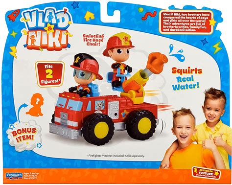 Vlad And Niki Fire Engine With Firefighter Niki Put On Your Uniform And