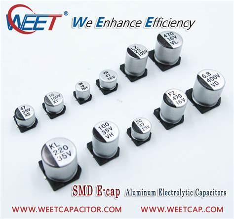 WEE Technology Company Limited WEET Aluminum Electrolytic Capacitors Surface Mount SMD Type High