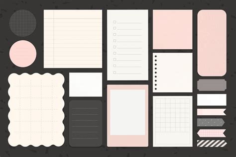 Printable Sticky Note Psd Set Premium Image By Rawpixel Com