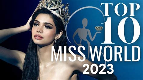 Miss World 2023 Top10 Archives 🥇 Own That Crown