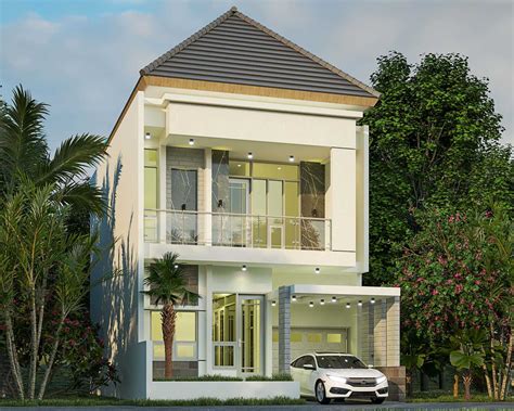 Project Desain Rumah Modern Tropis 2 Lantai Desain Arsitek Oleh Sinan