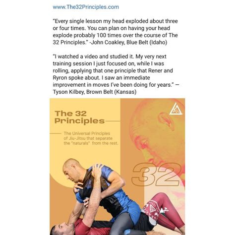 The 32 Principles Part 1 By Rener And Ryron Gracie Instant Download