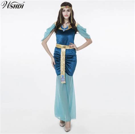 Pcs Deluxe Sexy Ancient Egyptian Costumes Pharaoh Empress Cleopatra Queen Halloween Cosplay
