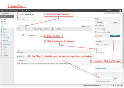 Wordpress Tutorial How To Create A Post In Wordpress