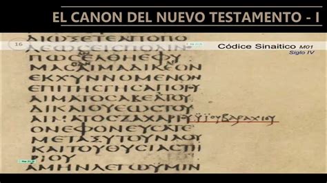 Bibliología 7 El Canon Del Nuevo Testamento I Youtube