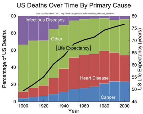 The Rise Of Modern Medicine Causes Of Death In The 20th Century
