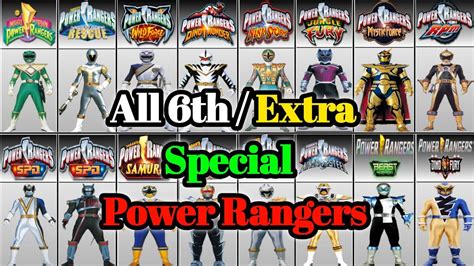All 6th Extra Special Power Rangers Forever Sixth And Auxiliary
