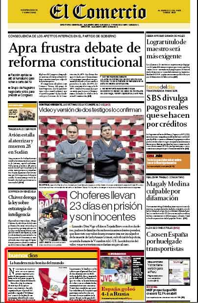 Más de 200 establecimientos con descuento. El diario 'El Comercio' anima a Perú a que vote en la ...