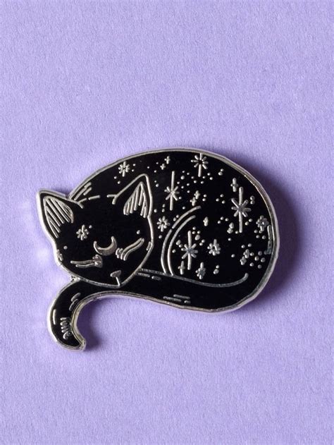 Pin By Nomed On Jewelry Cat Enamel Pin Enamel Pins Pin And Patches