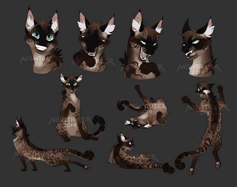 Sketch Page For Sakirtus By Nightrizer On Deviantart Warrior Cat